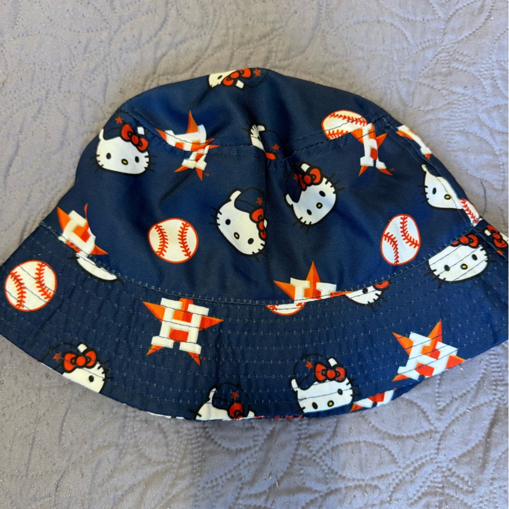 Hello Kitty Houston Astros Bucket hat